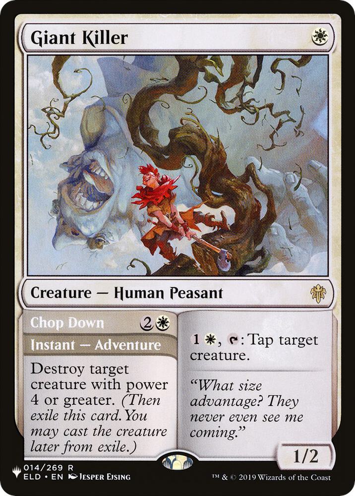 Giant Killer 014/269 card from The List Reprints