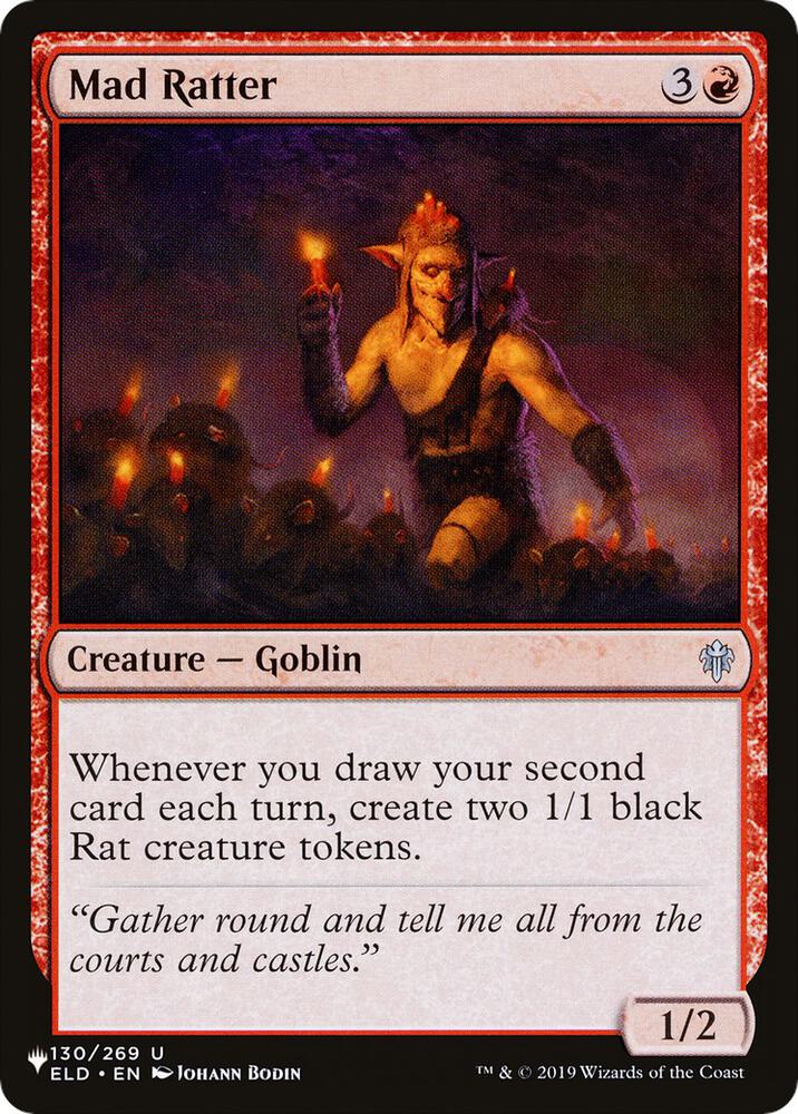 Mad Ratter 130/269 card from The List Reprints