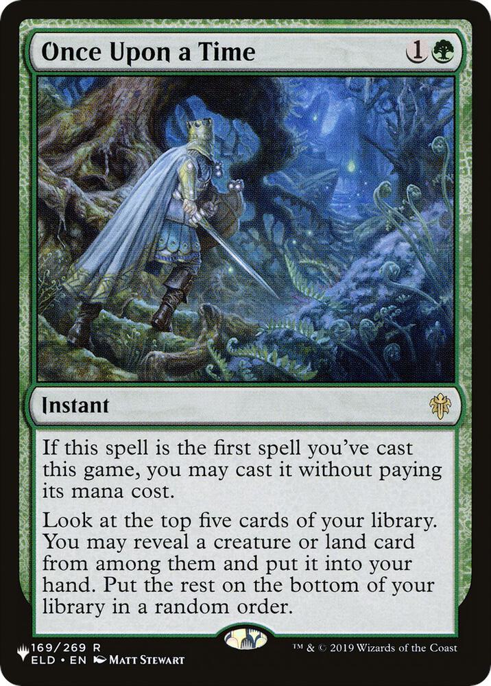 Once Upon a Time 169/269 card from The List Reprints