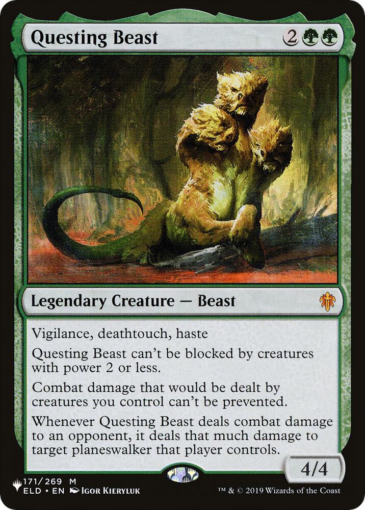 Questing Beast 171/269 card from The List Reprints