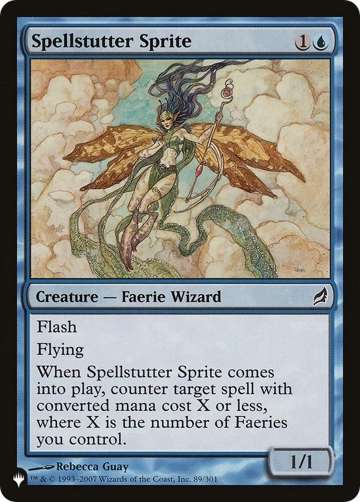 Spellstutter Sprite 89/301 card from The List Reprints