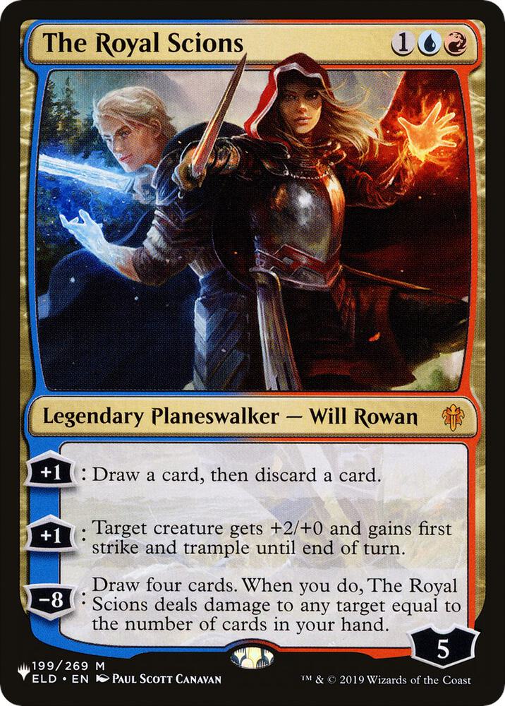 The Royal Scions 199/269 card from The List Reprints
