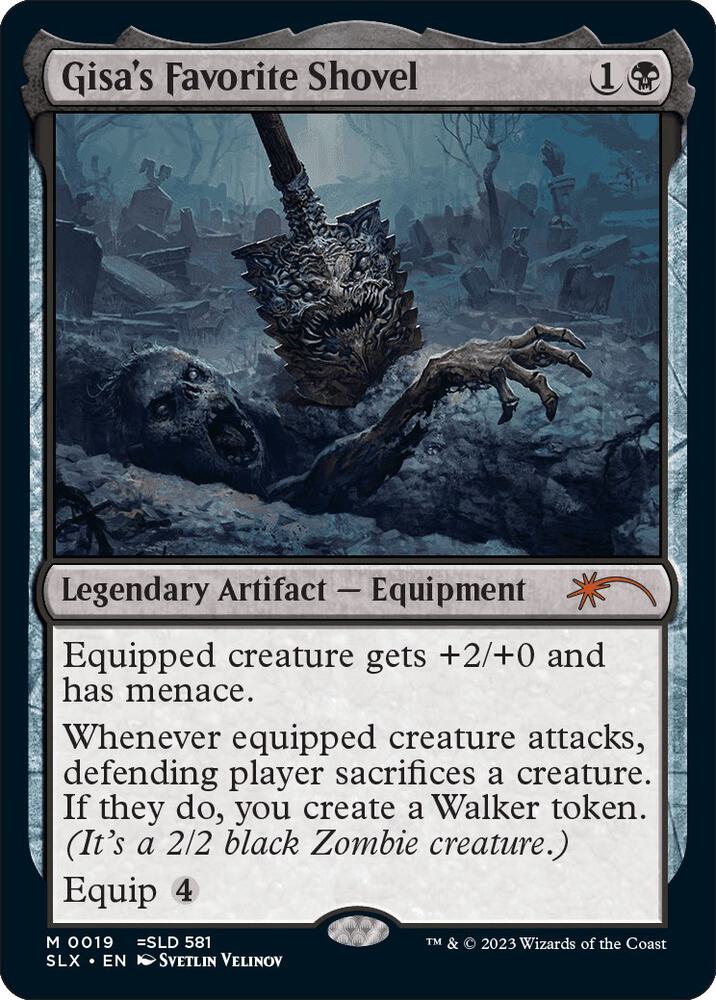 Gisa's Favorite Shovel 19 card from SLX Cards