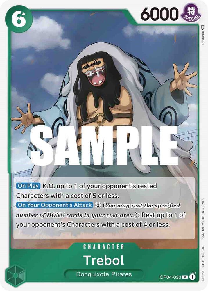 Trebol OP04-030 card from Kingdoms of Intrigue