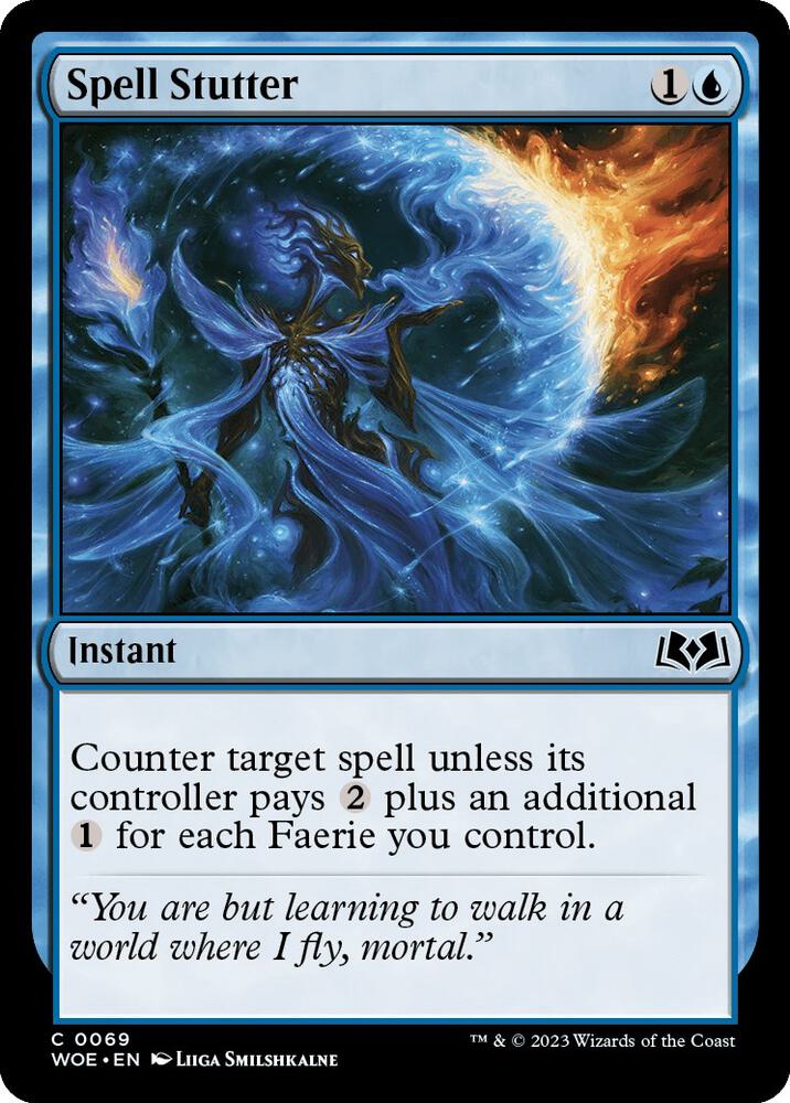 Spell Stutter 69 card from Wilds of Eldraine