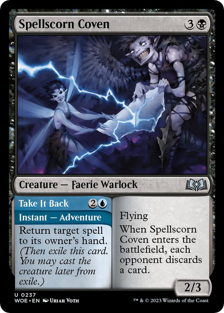 Spellscorn Coven 237 card from Wilds of Eldraine