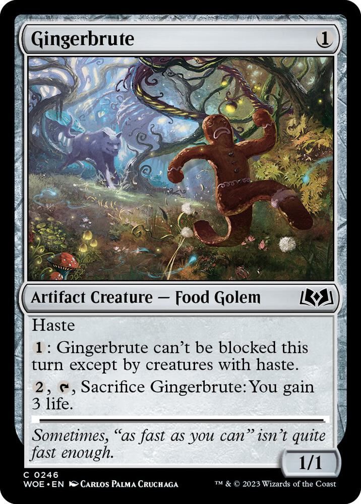 Gingerbrute 246 card from Wilds of Eldraine