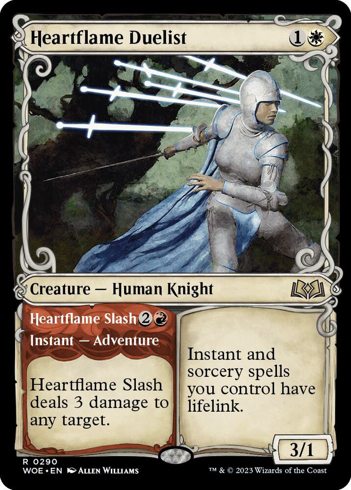 Heartflame Duelist (Showcase) 290 card from Wilds of Eldraine