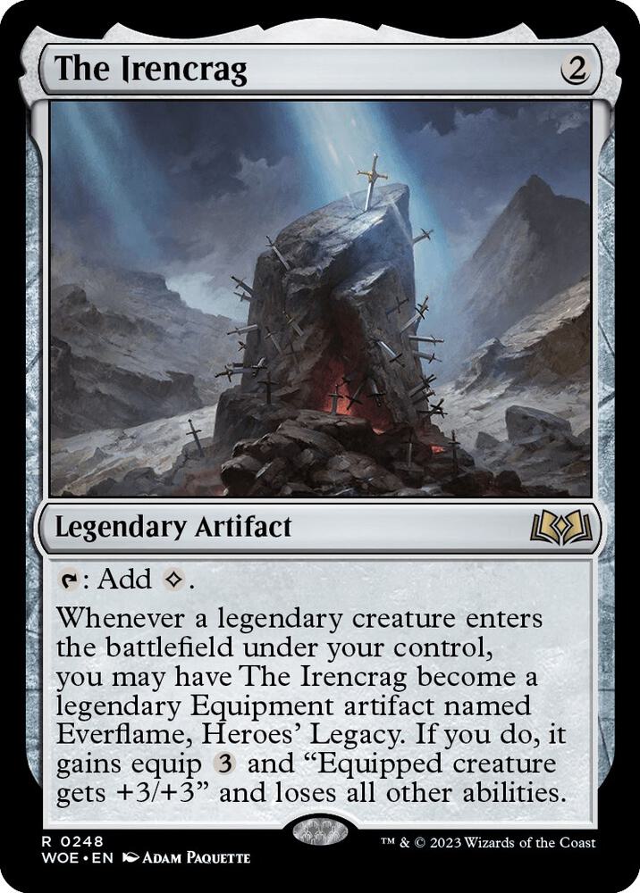 The Irencrag 248 card from Wilds of Eldraine