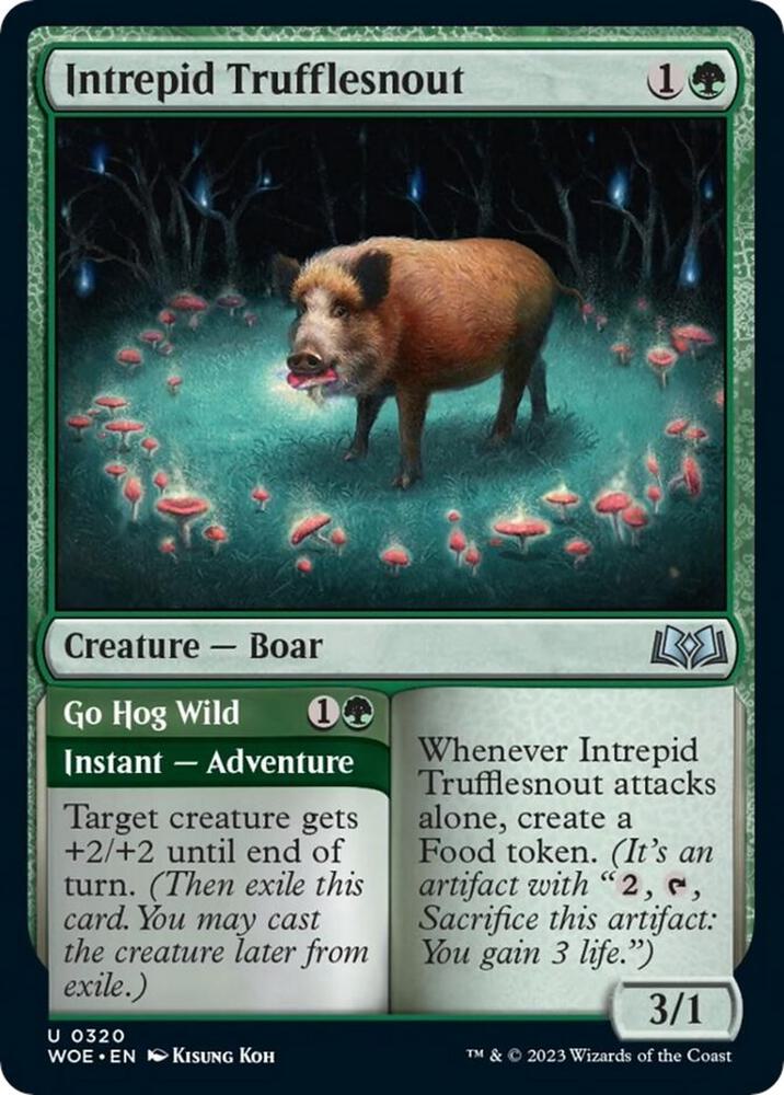 Intrepid Trufflesnout 320 card from Wilds of Eldraine