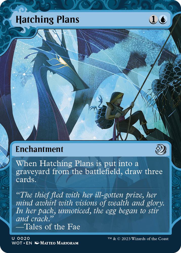 Hatching Plans 20 card from Wilds of Eldraine: Enchanting Tales