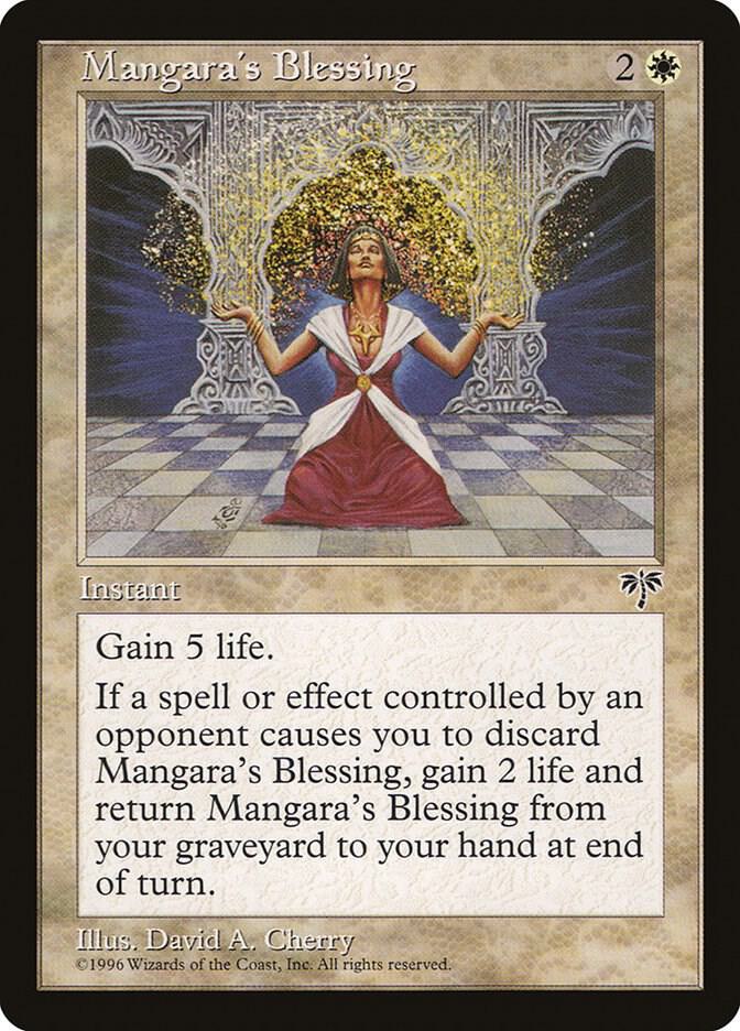 Mangara's Blessing card from Mirage