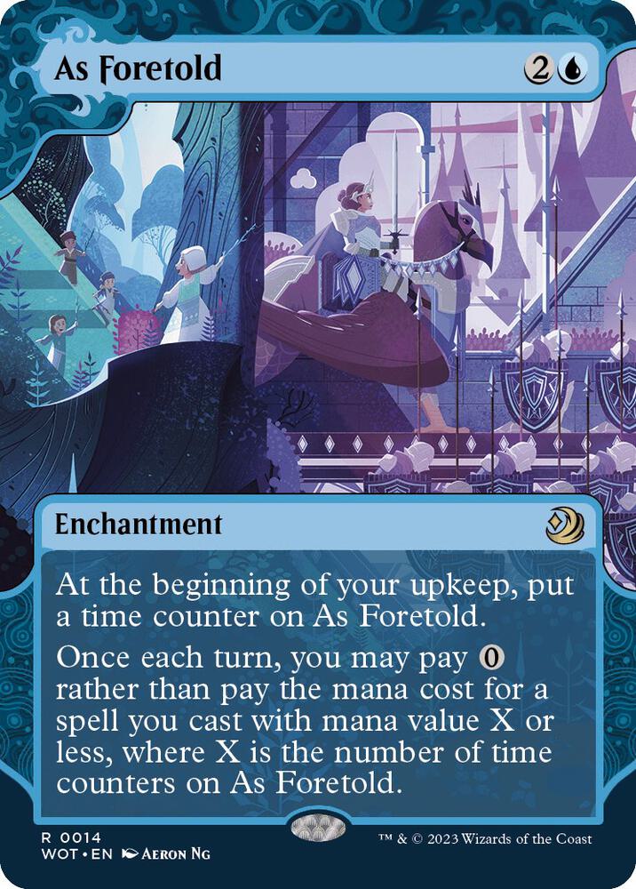 As Foretold 14 card from Wilds of Eldraine: Enchanting Tales