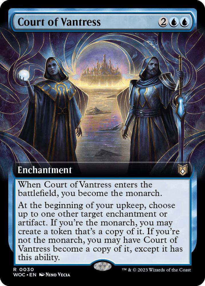 Court of Vantress (Extended Art) 30 card from Commander: Wilds of Eldraine