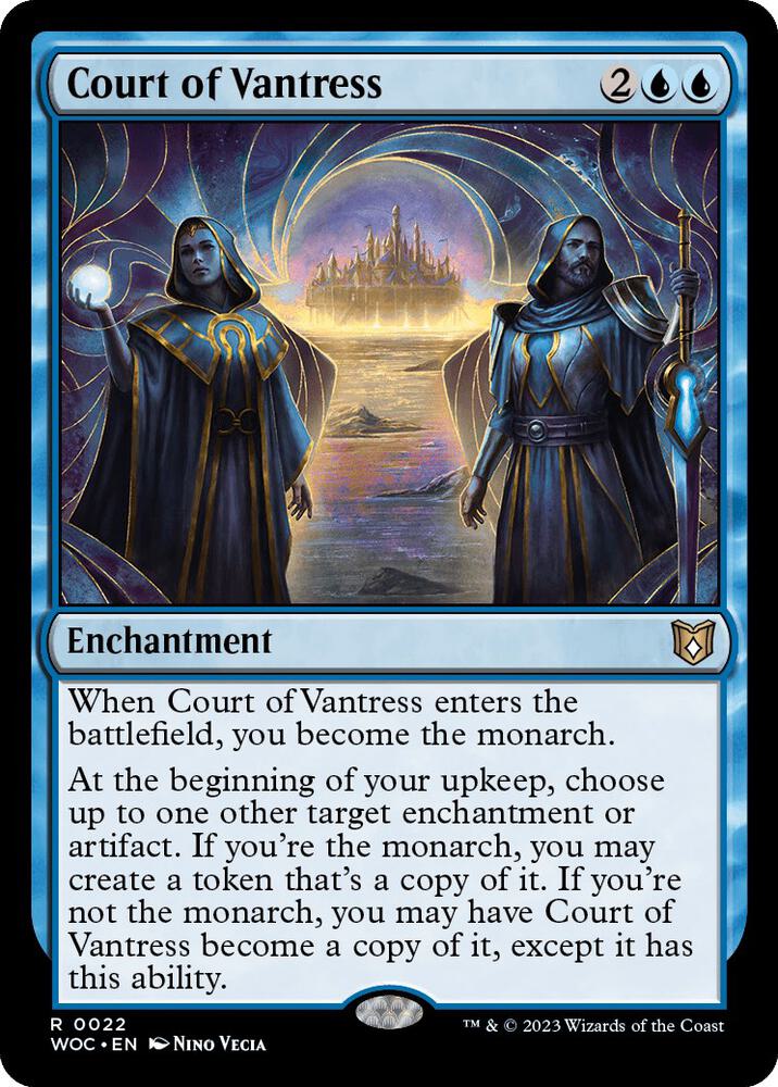 Court of Vantress 22 card from Commander: Wilds of Eldraine