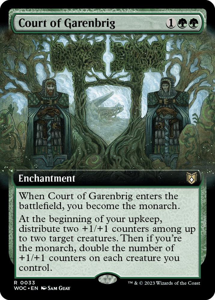 Court of Garenbrig (Extended Art) 33 card from Commander: Wilds of Eldraine