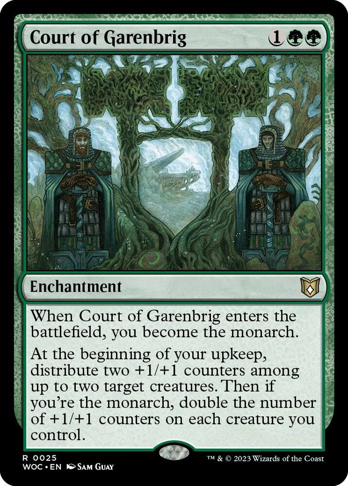 Court of Garenbrig 25 card from Commander: Wilds of Eldraine