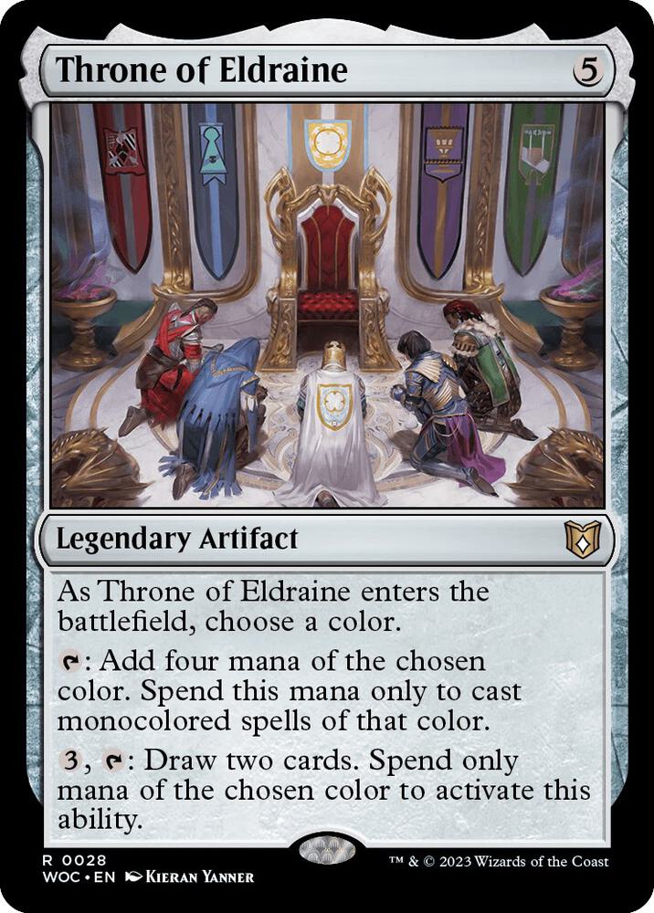 Throne of Eldraine 28 card from Commander: Wilds of Eldraine