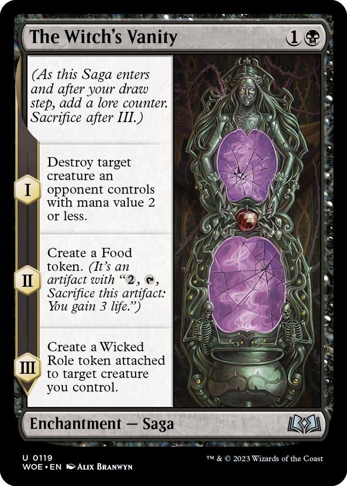 The Witch's Vanity 119 card from Wilds of Eldraine