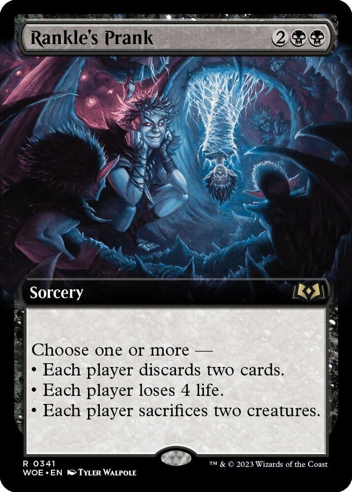 Rankle's Prank (Extended Art) 341 card from Wilds of Eldraine