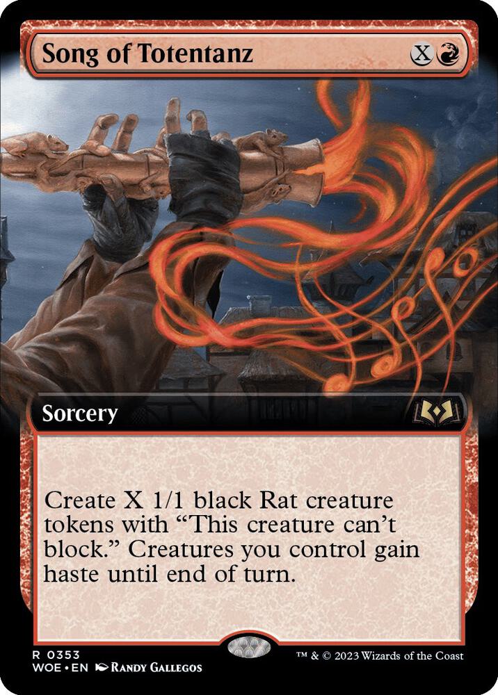 Song of Totentanz (Extended Art) 353 card from Wilds of Eldraine