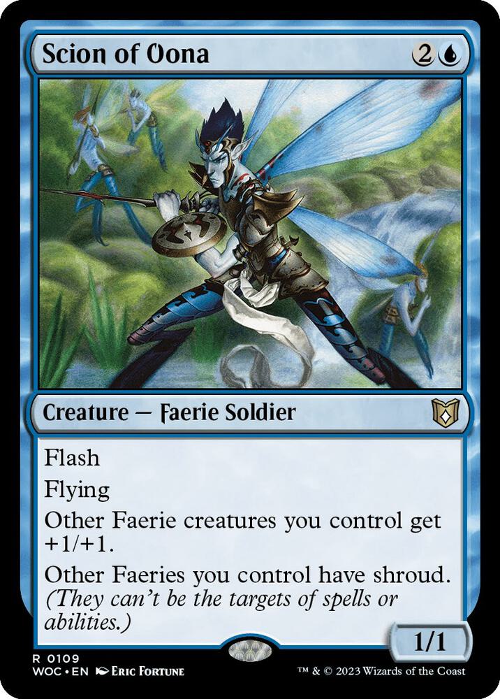 Scion of Oona 109 card from Commander: Wilds of Eldraine