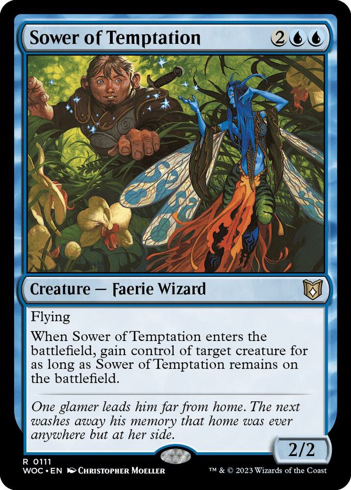 Sower of Temptation 111 card from Commander: Wilds of Eldraine