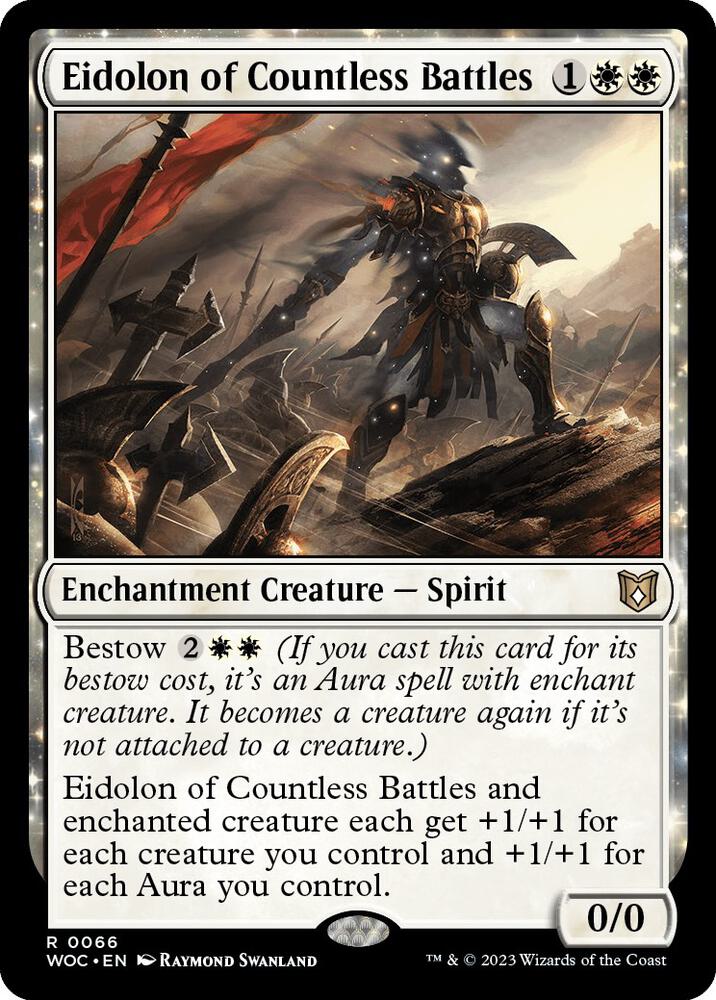 Eidolon of Countless Battles 66 card from Commander: Wilds of Eldraine