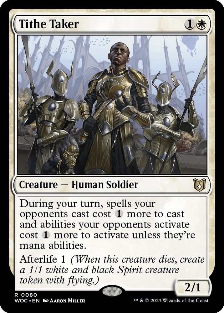 Tithe Taker 80 card from Commander: Wilds of Eldraine
