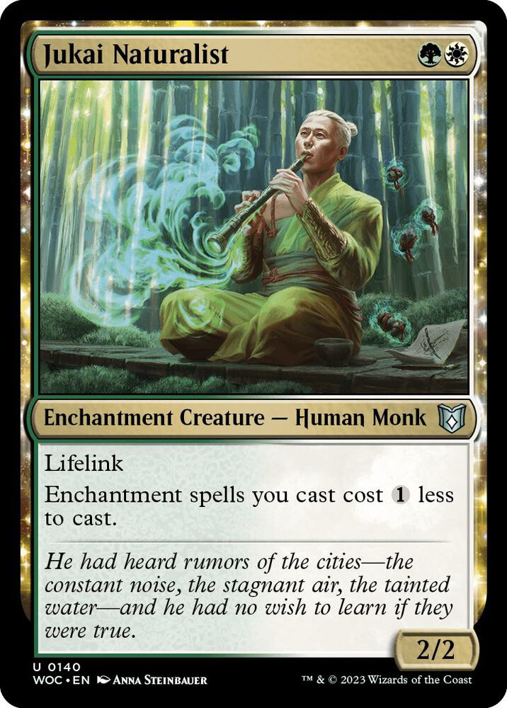 Jukai Naturalist 140 card from Commander: Wilds of Eldraine