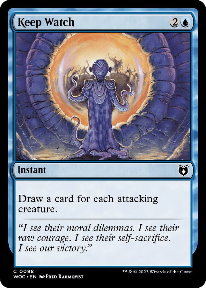 Keep Watch 98 card from Commander: Wilds of Eldraine