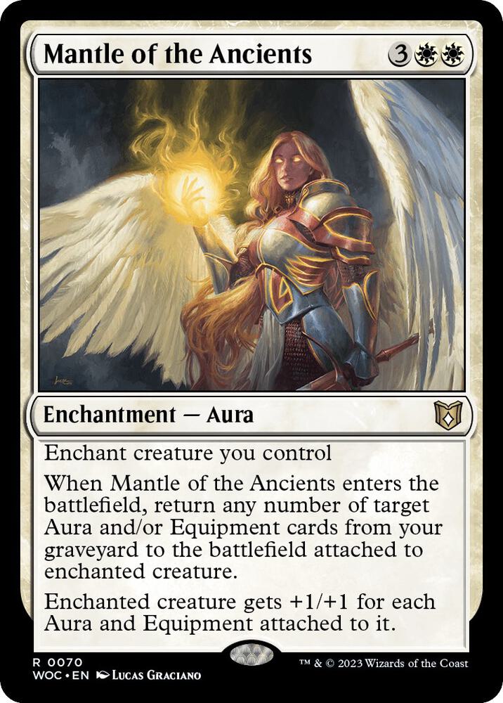 Mantle of the Ancients 70 card from Commander: Wilds of Eldraine