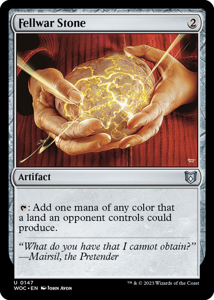Fellwar Stone 147 card from Commander: Wilds of Eldraine