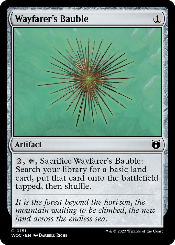 Wayfarer's Bauble 151 card from Commander: Wilds of Eldraine