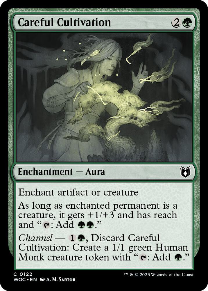 Careful Cultivation 122 card from Commander: Wilds of Eldraine