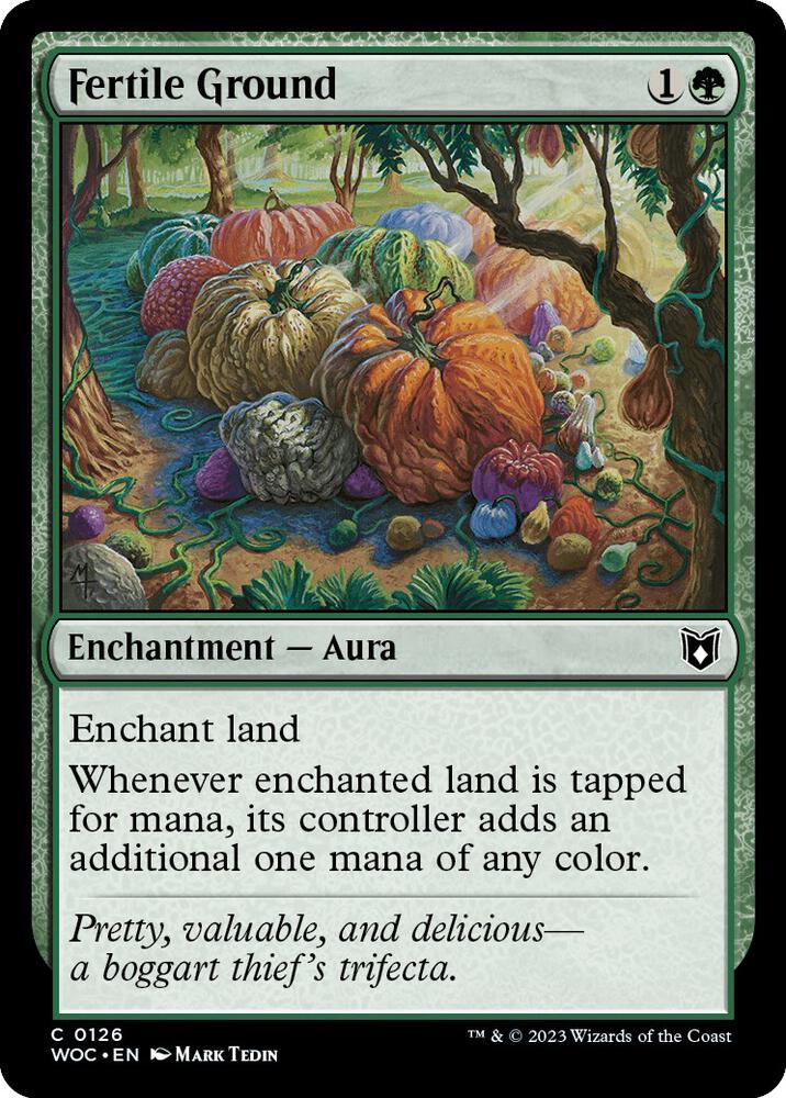 Fertile Ground 126 card from Commander: Wilds of Eldraine