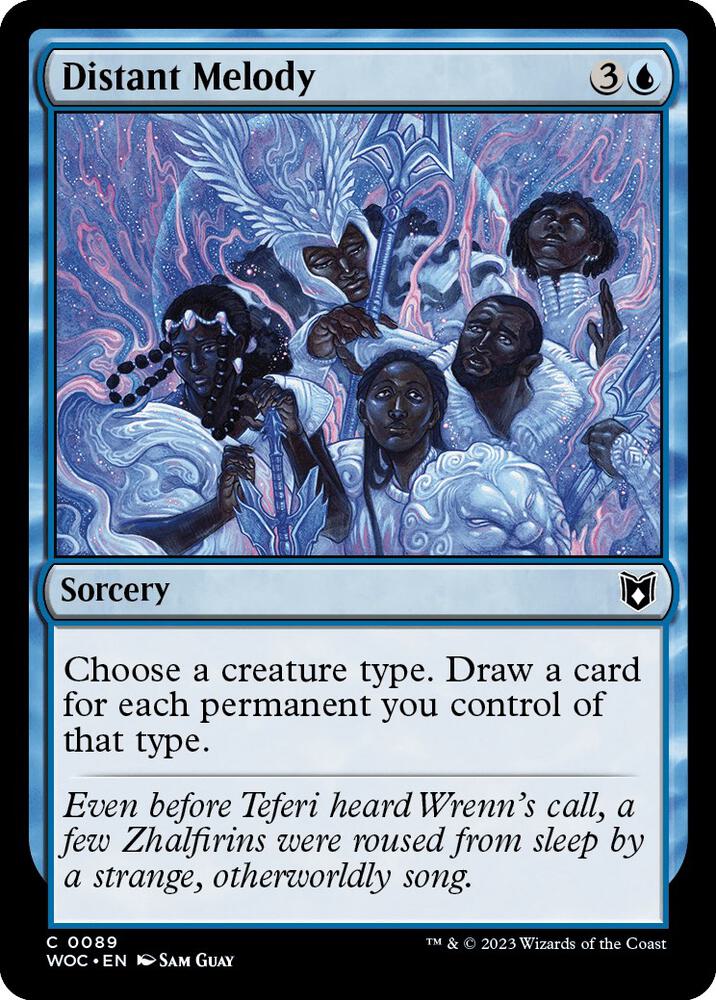 Distant Melody 89 card from Commander: Wilds of Eldraine