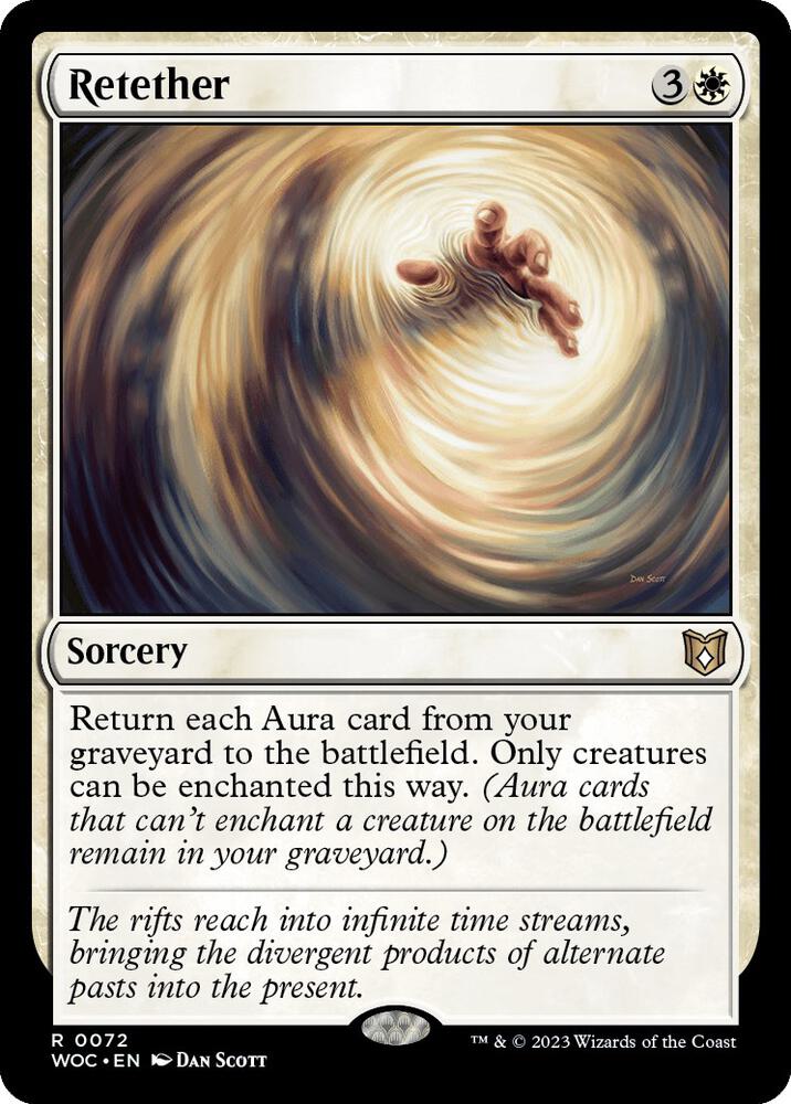 Retether 72 card from Commander: Wilds of Eldraine