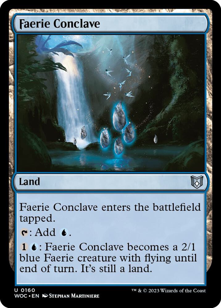 Faerie Conclave 160 card from Commander: Wilds of Eldraine