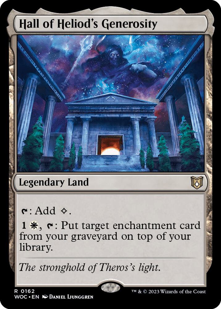 Hall of Heliod's Generosity 162 card from Commander: Wilds of Eldraine