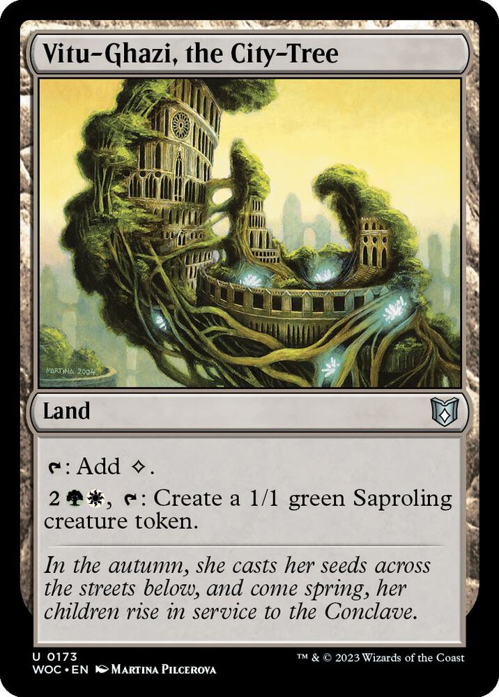 Vitu-Ghazi, the City-Tree 173 card from Commander: Wilds of Eldraine