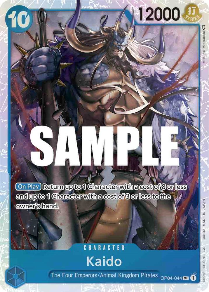 Kaido OP04-044 card from Kingdoms of Intrigue