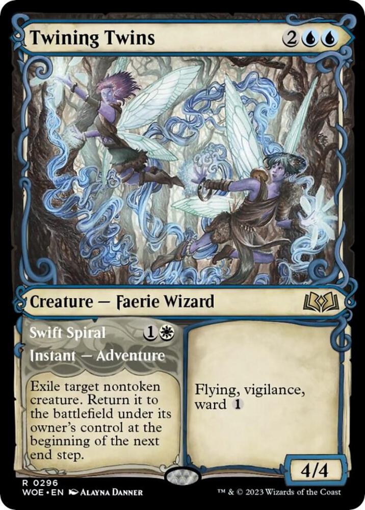 Twining Twins (Showcase) 296 card from Wilds of Eldraine