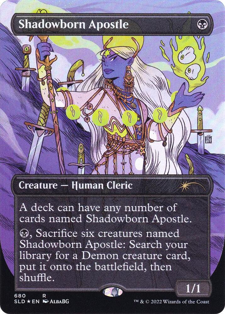 Shadowborn Apostle 680 card from Secret Lair Drop Series