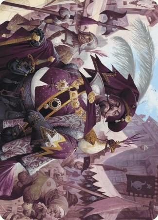 Discerning Financier Art Card 2 card from Art Series: Wilds of Eldraine