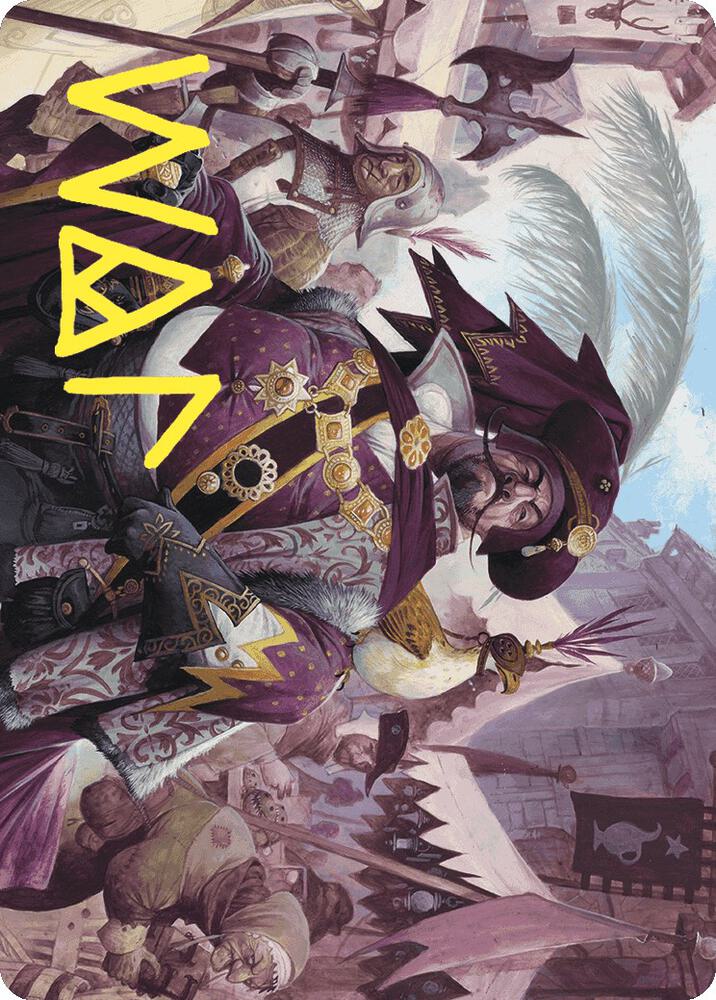 Discerning Financier Art Card (Gold-Stamped Signature) 2 card from Art Series: Wilds of Eldraine
