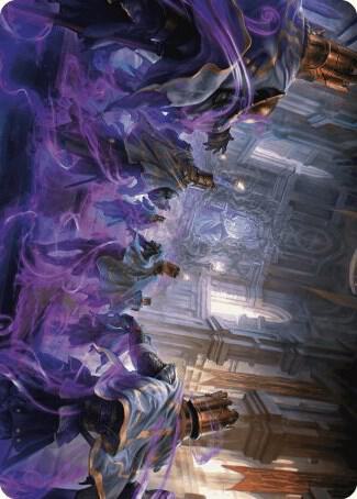 Eerie Interference Art Card 4 card from Art Series: Wilds of Eldraine