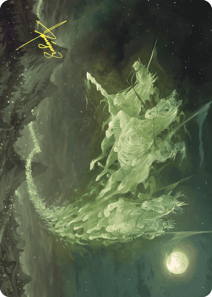 Moonshaker Cavalry Art Card (Gold-Stamped Signature) 5 card from Art Series: Wilds of Eldraine