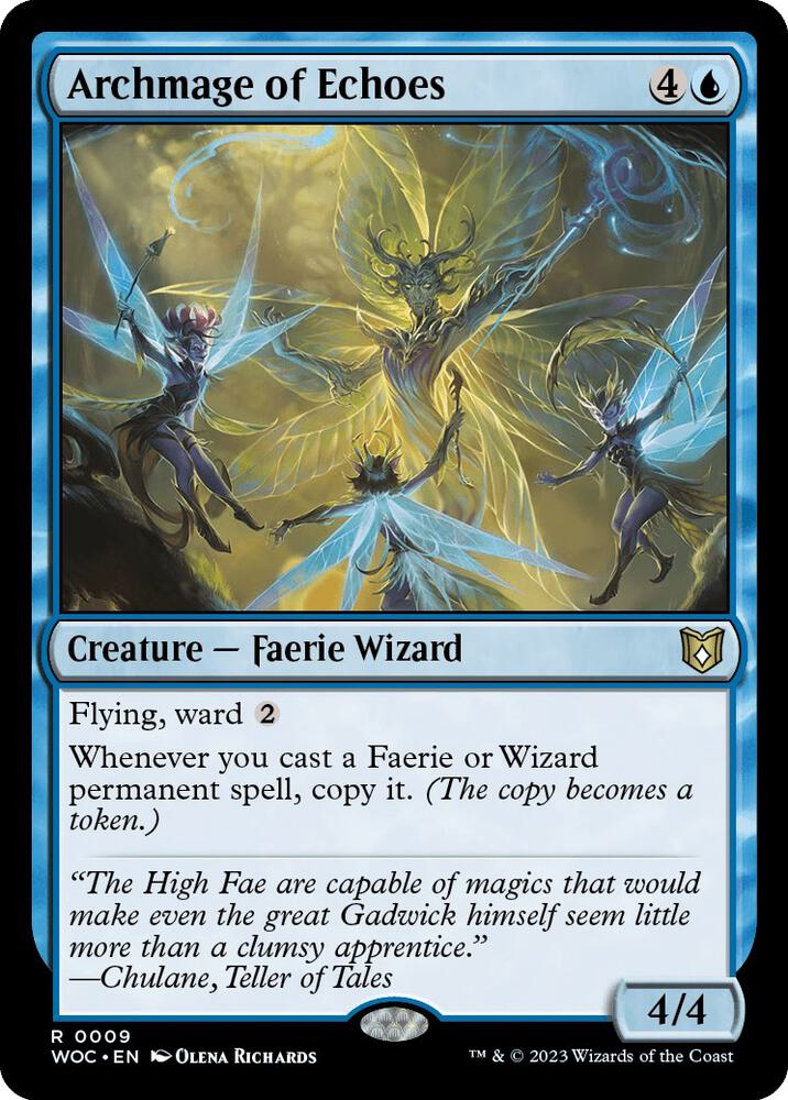 Archmage of Echoes 9 card from Commander: Wilds of Eldraine