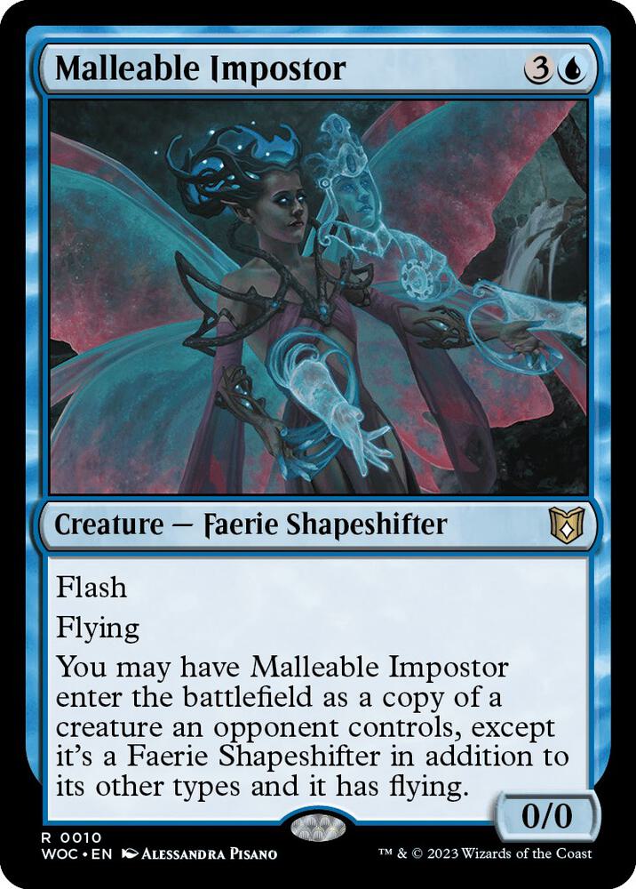 Malleable Impostor 10 card from Commander: Wilds of Eldraine